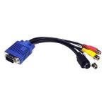 Conversor Vga-tv S-video P/ 3 Rca Av - Fx-vga-1