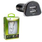 Carregador Veicular C/ 2 Usb 3.1a -  Xc-v7usb-p Preto