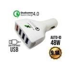 Carregador Veicular C/ 4 Usb 9.1a 48w -  Xc-v8usb
