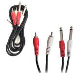 Cabo 2 P10 P/ 2 Rca 1.5m - Xc-2p10-x-2rca