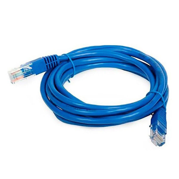 Cabo Rede Patch Cord Cat6 Azul 3m (blister) Ref. Mcb-004