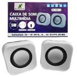 Caixa De Som 5w Rms - Xc-cm-13 Branco/preto