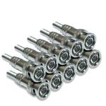 Conector Bnc (kit C/ 10) 75 Ohms 6mm C/ Parafuso