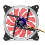 Cooler Gamer P/ Gab. 120mm Borda Dupla 30 Leds - Dx-12d Vermelho