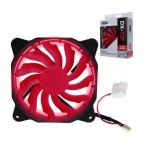 Cooler Gamer P/ Gab. 120mm - Dx-12f Led Vermelho