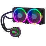 Water  Cooler Gamer P/ Proc Dual 240mm Amd/intel Led Rgb Dx-240a