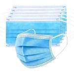 Máscara Descartável Tripla Proteção Azul/branca (kit C/ 50 Un)