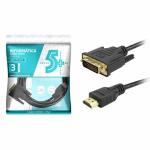 Cabo Dvi (24+1) P/ Hdmi Macho 3m Preto