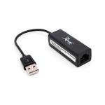 Adaptador P/ Rede Usb 2.0 10/100 Ref Hb-t80 Preto