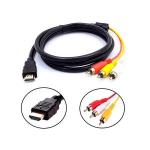Cabo Adaptador Hdmi Macho P/ Rca 1.5m Kp-h5010