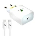 Carregador Ultra Rápido 1 Type-c 4.0a 18w C/ Cabo  Xc-ur28 Branco