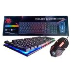 Teclado E Mouse Gamer Rgb Luminoso Kp-te115