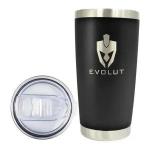 Copo De Metal Aluminio Evolut 600ml Preto