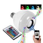 Lampada Led Music Bluetooth 12w Rgb-e27 Ref. Ley-wj-l2