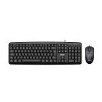 Combo Teclado E Mouse Usb Day By Day Preto Km-1901 R8