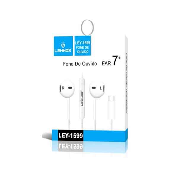 Fone C/ Microfone Com Plug P/ Type-c Ref. Le-1599 (blister)