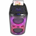 Caixa De Som Portatil Degrade Led Controle Remoto Multimidia 800w Letr
