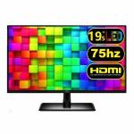 Monitor 19.5" Led Widescreen 75hz Hdmi Ref. Hq 20hq-led Vesa C/ Ajuste De Inclinação