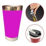 Copo De Metal Aluminio - Marca: Aiker - Ak-5007 Sc - Pink