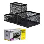 Organizador De Mesa Metal Aramado Preto