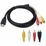 Cabo Adaptador Hdmi Macho P/ Rca 1.5m Ref. Le-6616