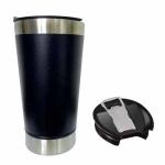 Copo De Aluminio 502ml C/ Abridor Preto Ref. Sm502