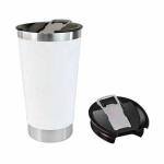 Copo De Aluminio 502ml C/ Abridor Branco Ref. Sm502