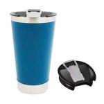 Copo De Aluminio 502ml C/ Abridor Azul Ref. Sm502