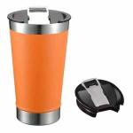 Copo De Aluminio 502ml C/ Abridor Laranja Ref. Sm502