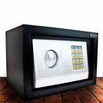Cofre Eletronico Digital Chave Senha Travas 20mm 6kg 8l 20ea