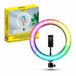 Suporte P/ Cel. Ring Light Led Rgb 10.2"  (26 Cm) Ref: Or-pl10r