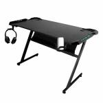 Mesa Gamer C/ Led Fabircada Em Fibra De Carbono E Metal Fosco Ref. Kp-msa001