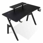 Mesa Gamer Mat. Fibra Carbono E Suportes Adicionais Ref. Kp-msa002