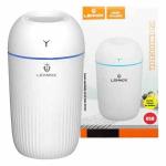 Umidificador De Ar Com Capacidade 220ml Com Bateria Interna E Luminaria 7 Tonalidades Branco Ref. Ley-1824b
