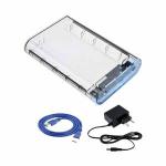 Case 2.5" Usb 3.0 P/ Hd Transparente Ref. Fy-00917