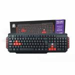 Teclado 5+ Gamer Start 2.0 - Preto / Vermelho