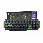 Teclado 5+ Gamer Start 2.0 - Preto / Verde