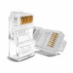 Conector Plug Rj45 - Cat6 *vazado*(pct C/ 1000 Un.) Ref.cont-rj45v100un