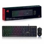 Teclado E Mouse Gamer Rgb Luminoso Kp-te118