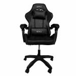 Cadeira Gamer Escritório Ajustavel Reclinavel Ergonomica Cor Preto Material Do Estofamento Algodão