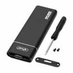 Case Adaptador Ssd M2 Nvme E Sata Para Usb 3.1 E Type-c 10gb Preto