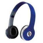 Fone De Ouvido C/ Fio Dobrável P2 P/ Pc E Cel Cabo 1.20m Kp-313 Azul