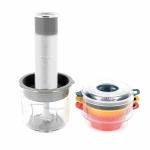 Mini Processador De Alimentos Com Bateria Recarregavel Via Usb