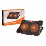 Suporte Gamer Para Notebook Com Regulágem De Altura, Com 2 Ventiladores Laranjascom Velocidades Ajustada