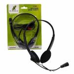 Fone C/ Mic. P2 Haste Ajustável Cabo 1.5m Ref. Xc-hs12