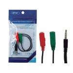 Adaptador P3 Macho P/ 2 P2 Fêmea Ref. Kp-hm040 (blister)