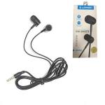 Fone C/ Microfone P3 Ref. Le-842 Preto (box Blister)