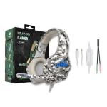 Fone Gamer C/ Mic. P3 Led - Kp-ga01 Camuflado Branco