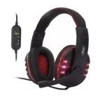 Fone Gamer C/ Microfone Usb Led - Kp-359 Vermelho