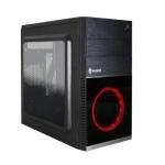 Gabinete Gamer Lateral Acrilico Fan 12cm Vermelho - Eg804